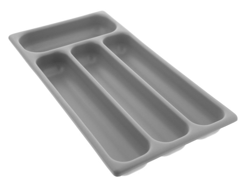 An image of Cutlery Tray - Grey 396x214x43