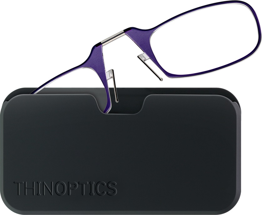 An image of ThinOPTICS Reading Glasses Amethyst Purple +1.0