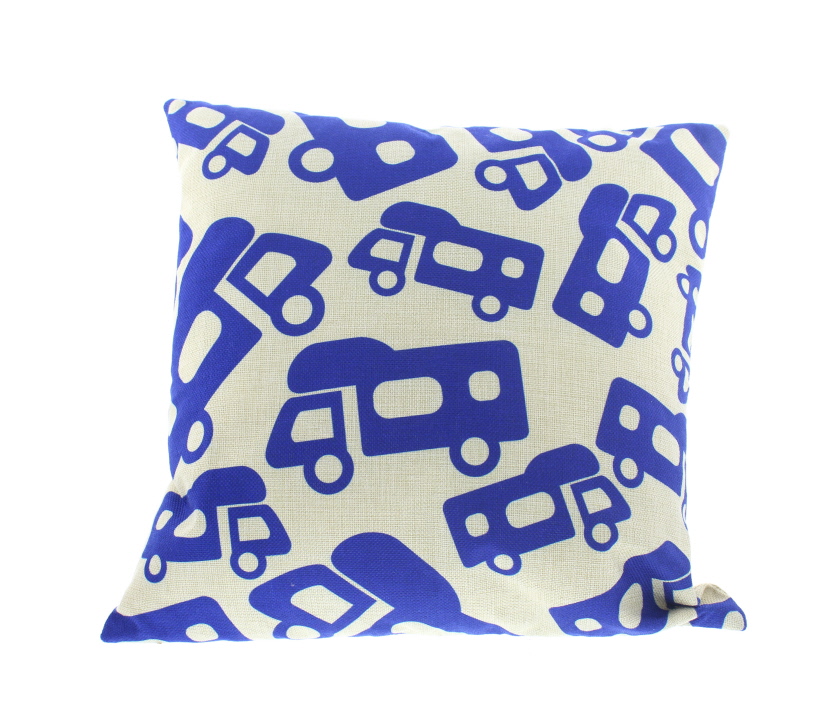 An image of PRIMA Motorhome Pattern Scatter Cushion 40x40cm