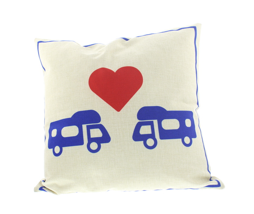 An image of PRIMA I Love My Motorhome Scatter Cushion 40x40cm
