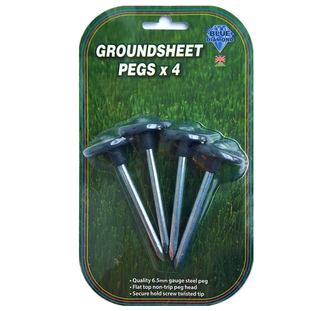 An image of Metal Groundsheet Pegs x 4