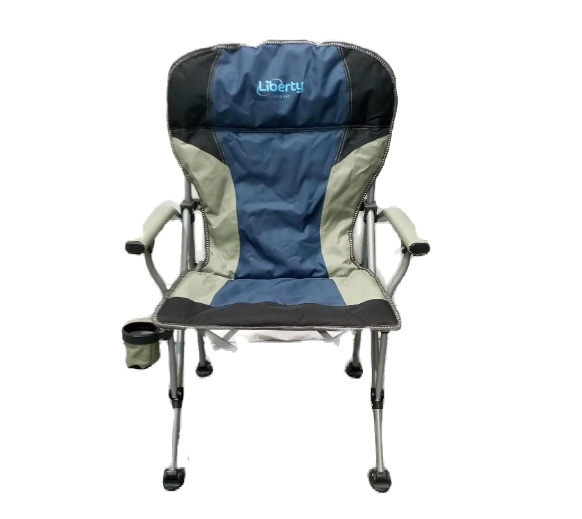 An image of Liberty Heavy Duty Folding Camping Chair Blue