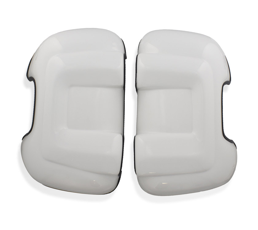 An image of Motorhome Mirror Protectors - Peugeot - White