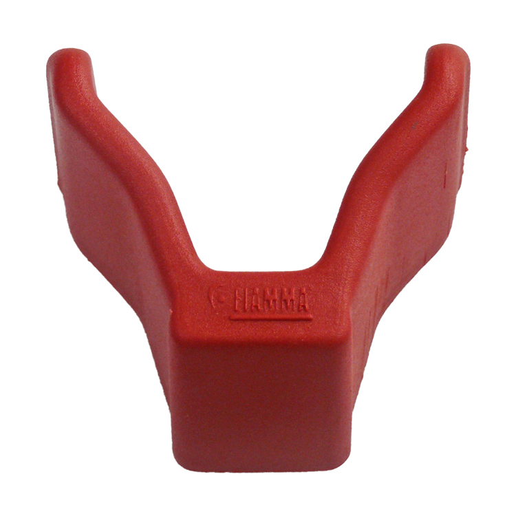 An image of Fiamma Cycle Rack Red Rail End Cap 2002