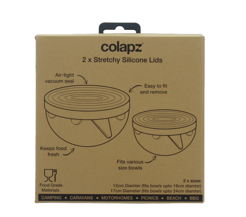 An image of Colapz Stretchy Silicone Lids for Bowls