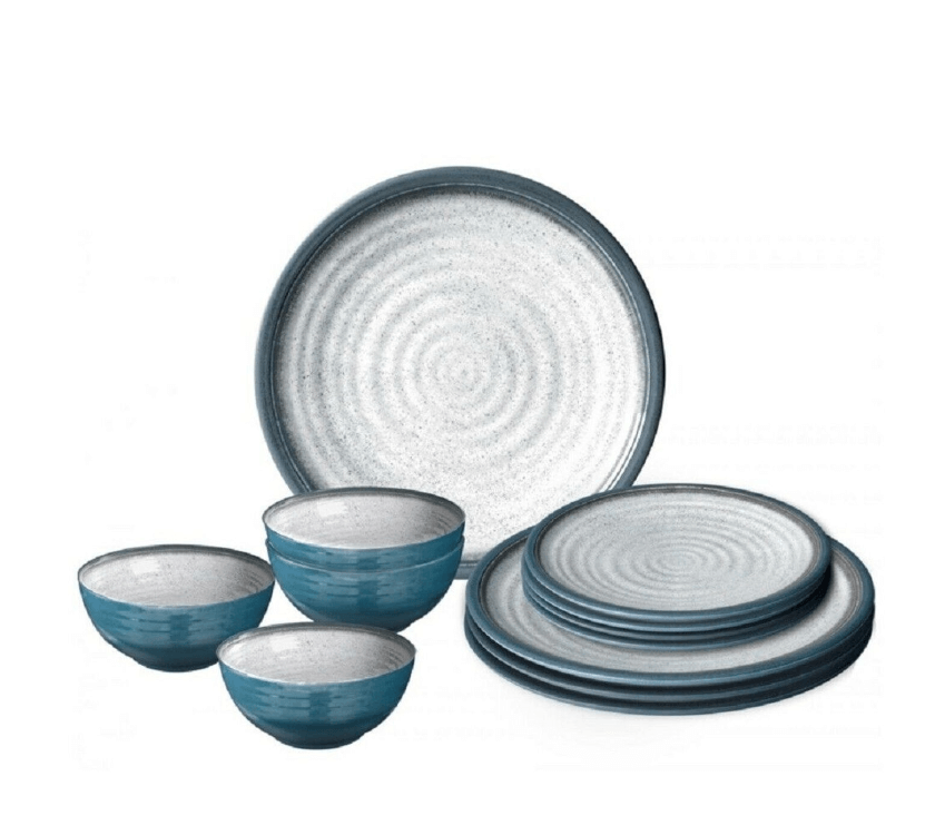 An image of Brunner Midday 12-Piece Camping Dinner Set - Tuscany