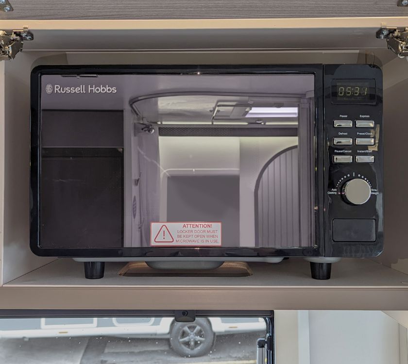 An image of AA1 Alora Motorhome Microwave Kit