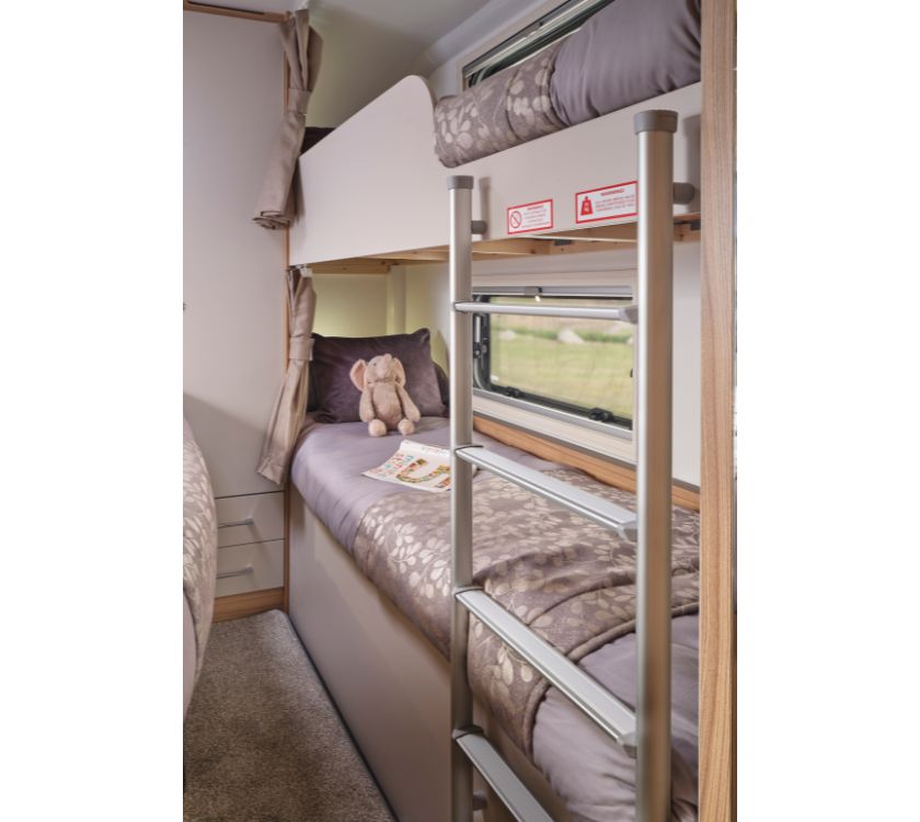 An image of Bailey Pegasus Grande GT75 Bunk Bed Bedding Set - Amersham
