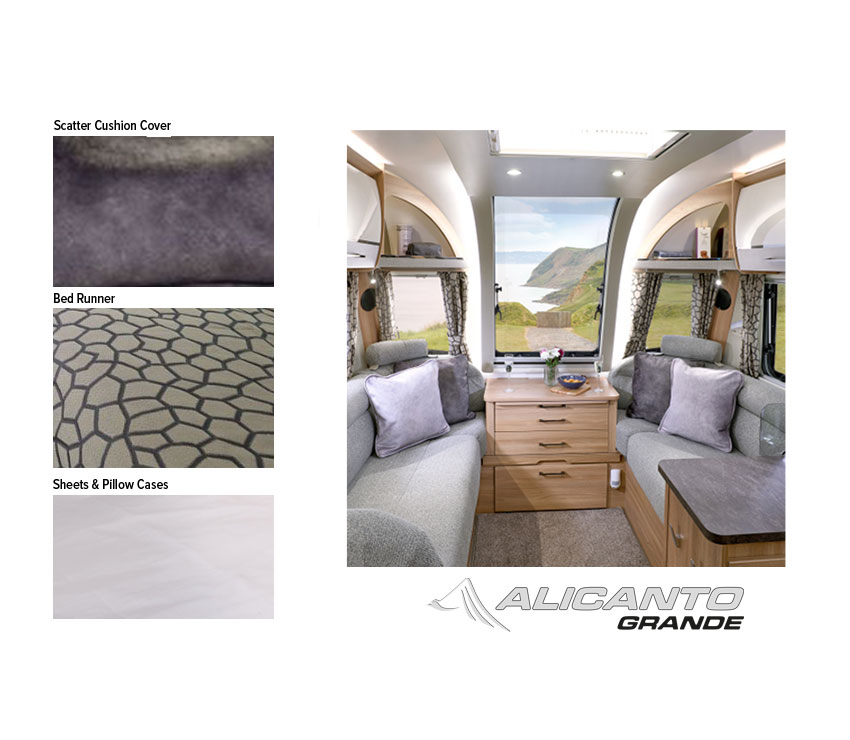 Bedding Set Alicanto Island Bed - Portobello | Caravan & Motorhome Parts & Essentials | Outdoor & Camping Gear | PRIMA Leisure