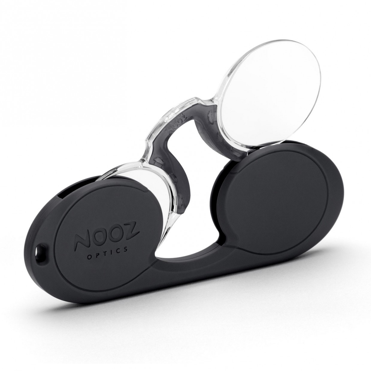 An image of Nooz Optics Oval Reading Glasses - Black +2