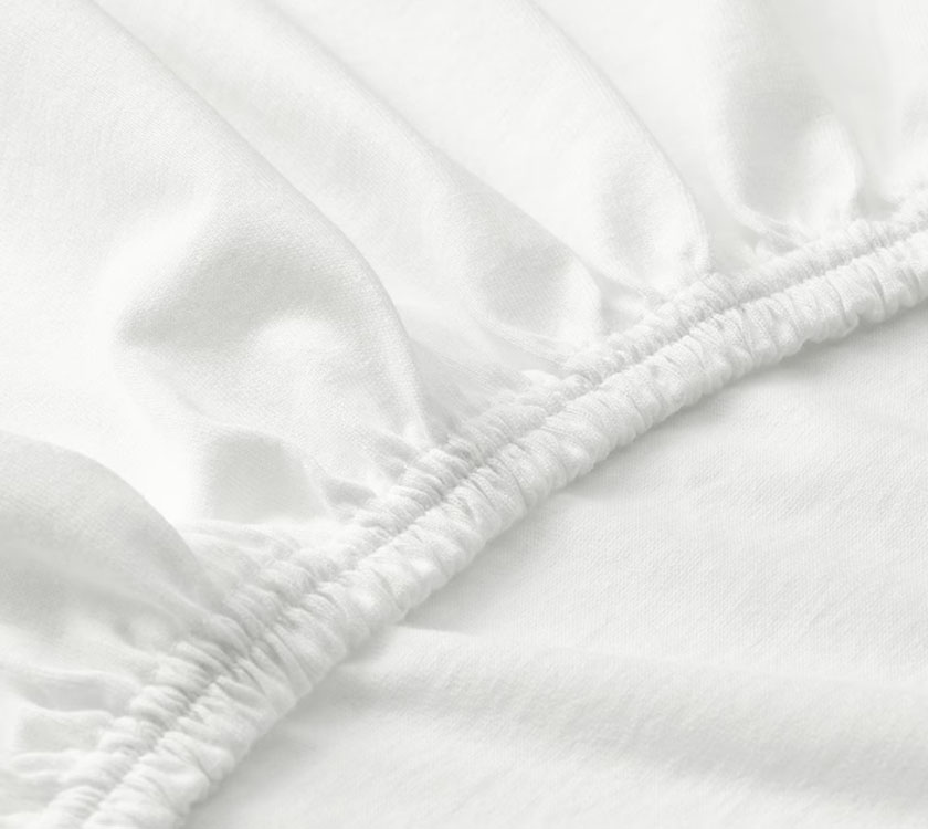 An image of White Fitted Sheet for 5FT Wide Island Bed