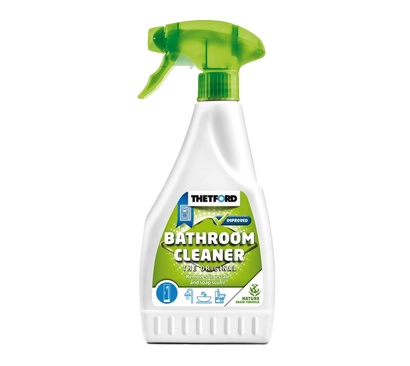 An image of Thetford Bathroom and Toilet Cleaner Spray Bottle - Green for Caravans and Motor...