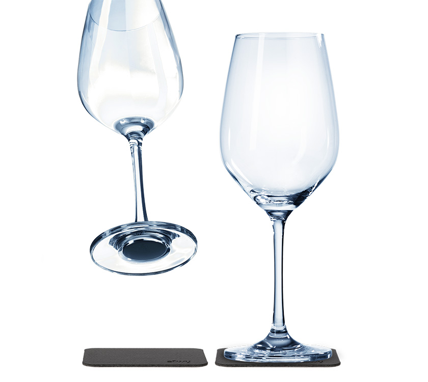 An image of Silwy Magnetic Wine Glasses 250ml Set of 2
