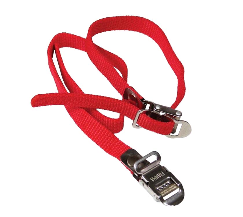 An image of Fiamma Cycle Rack Strap Kit Red (Pair)