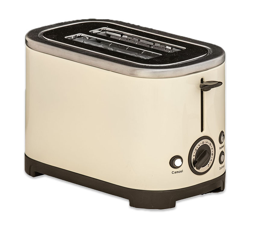 An image of Quest Rocket Low Wattage 2-Slice Toaster Cream