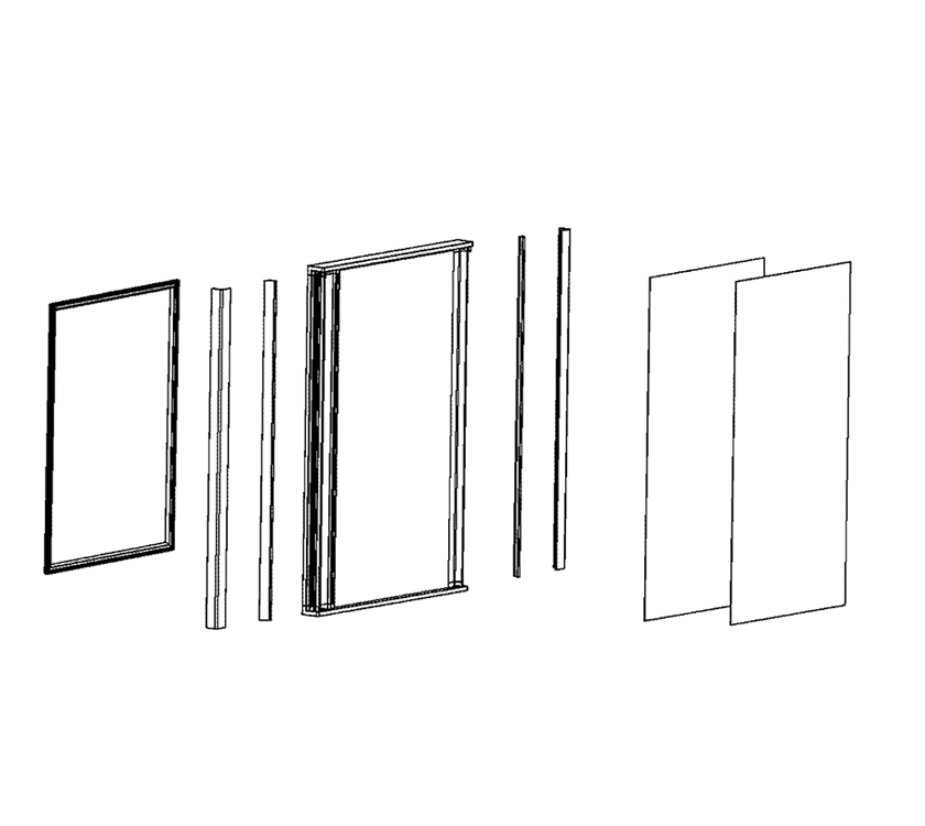 An image of Dometic RMS10.5T Fridge Door