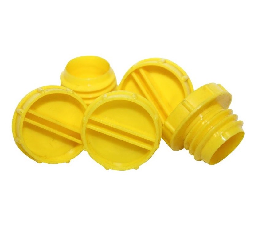 An image of AL-KO Yellow Secure Receiver Caps (x5)