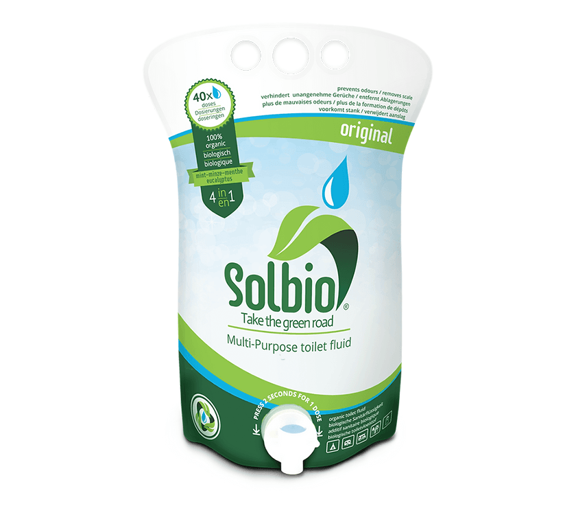 An image of Solbio Natural Caravan Toilet Fluid 1.6 Litre
