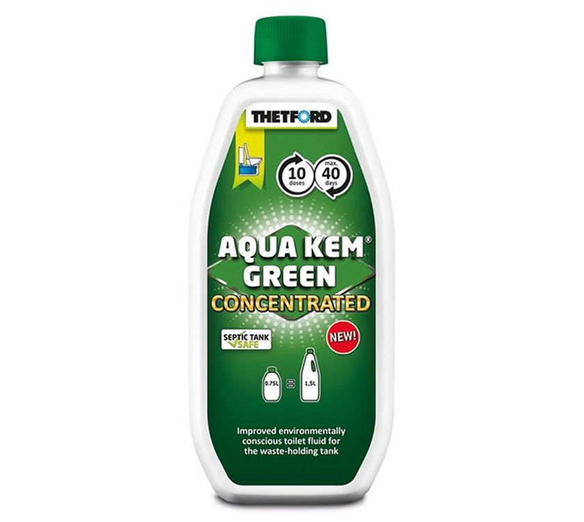 An image of Thetford Aqua Kem Green Concentrated Toilet Fluid