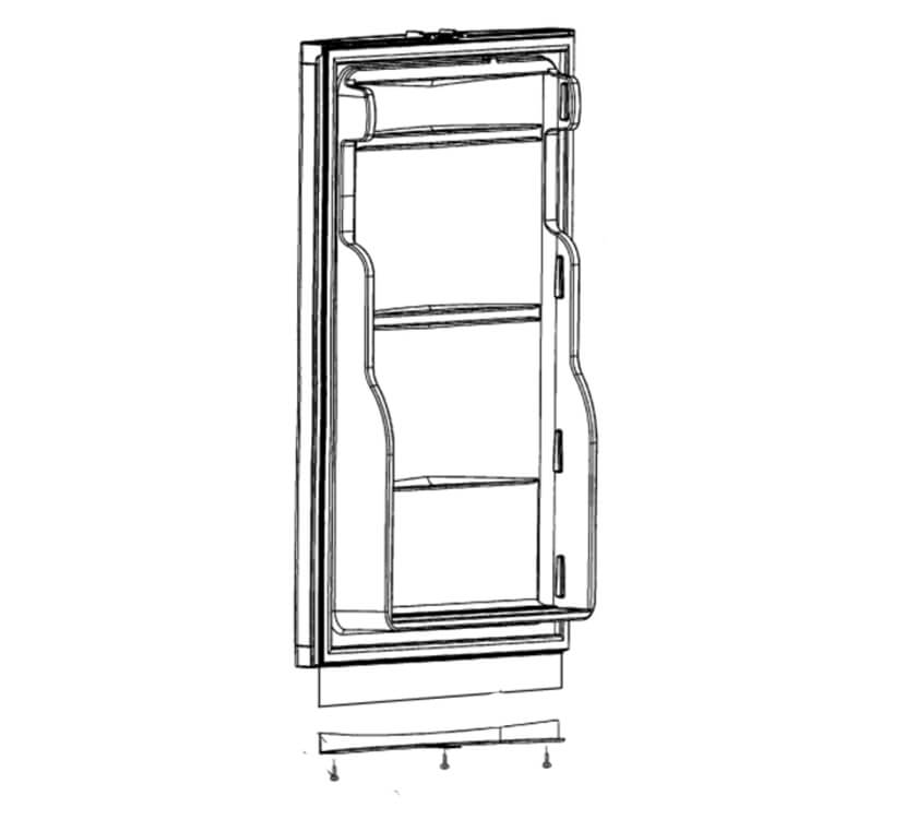 An image of Dometic RM7550 Fridge Door