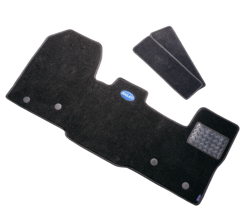 An image of Bailey Motorhome Cab Premium Mat Set - Ford Automatic