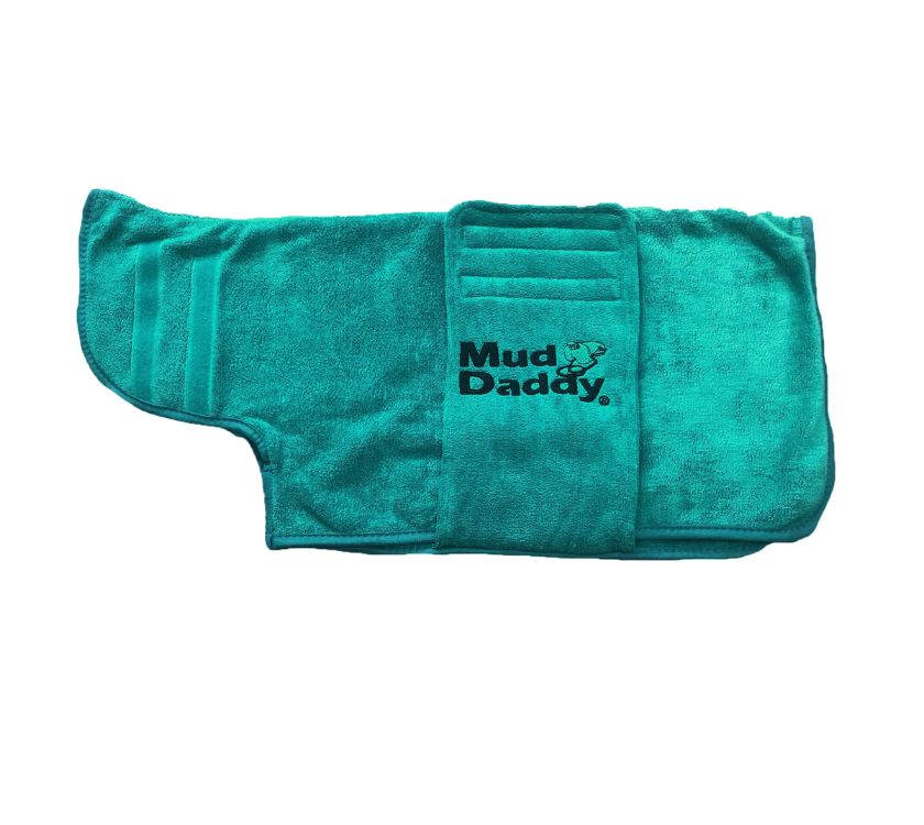 An image of Mud Daddy Drying Robe Large - Green