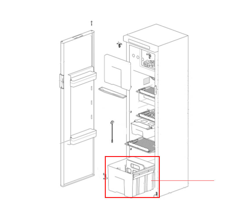 Thetford N4142E Fridge Vegetable Bin | Caravan & Motorhome Parts & Essentials | Outdoor & Camping Gear | PRIMA Leisure